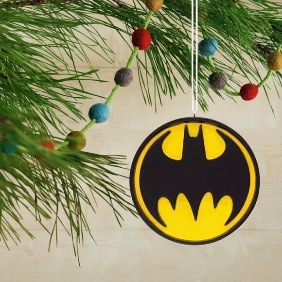 HALLMARK Batman Bat Signal DC Comics Christmas Ornament New - Picture 4 of 11